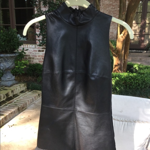 Bailey44 Faux Leather Top - Picture 2 of 2